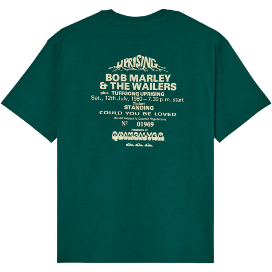 2026 Quiksilver Mens BM Concert T-Shirt EQYZT08489 - Botanical Garden